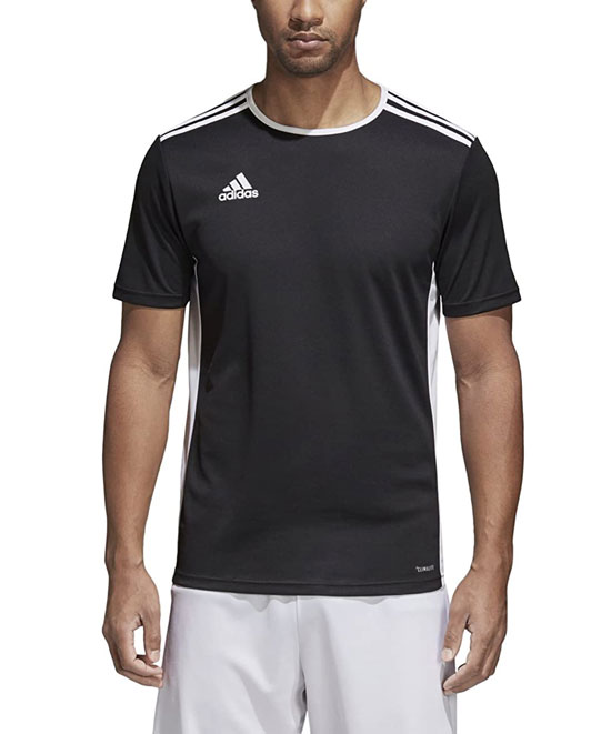 Black Adidas jersey for indoor soccer