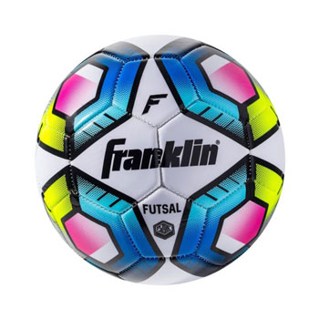 Official multicoolored ball for playing futsal
